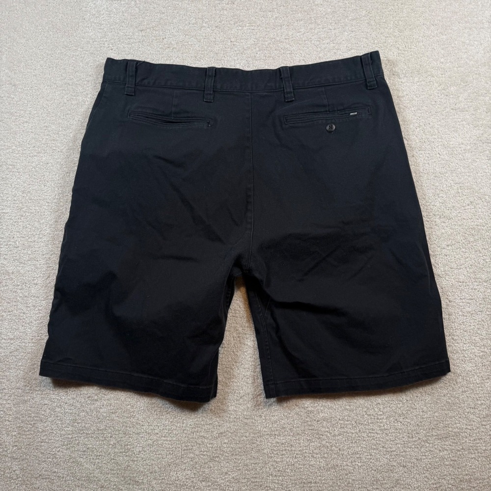 Nike SB Chino Shorts Men 36 Black Stretch Cotton Twill Skate Casual Flat Front - Picture 3 of 8